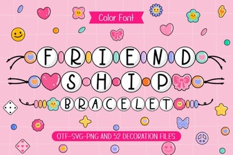 Craft Your Friendship Bracelets with Creative Fonts