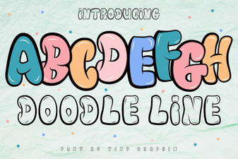Creative Projects with Doodle Line Fonts