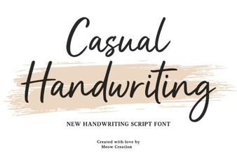 Casual Fonts for Creative Design Projects