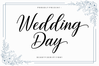 Creative Wedding Day Font Ideas for Your Invitations
