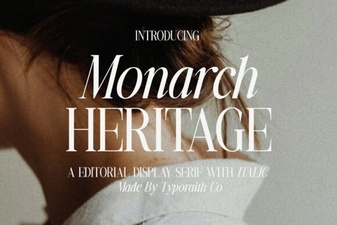 Elegant Designs with Monarch Heritage Font